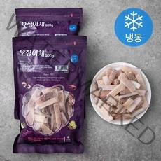 알찬해 국산 손질 오징어살 (냉동), 400g, 2개