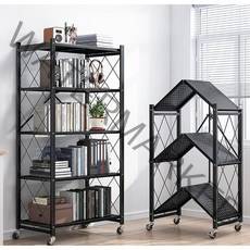 아이코지 원터치 접이식 이동식 폴딩 철재 다용도 이동식 선반3단 4단 5단(당일출고)(사은품 증정), 화이트