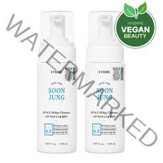 에뛰드하우스 순정 약산성 6.5 휩 클렌저, 2개, 150ml