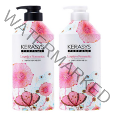 케라시스 러블리 앤 로맨틱 퍼퓸 샴푸 600ml + 린스 600ml 세트, 2세트