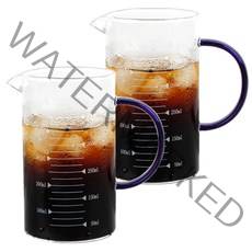 레벤호프 핸들 내열유리 계량컵 2p, 블루, 500ml