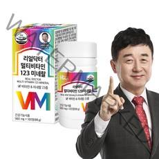 [리얼닥터] 멀티비타민 123 미네랄 /23종 종합비타민 1일 1정 100% 활력 에너지 충전/피로회복/목넘김이 좋은 사이즈/980mg*100정/온가족 비타민/영양제, 100정, 1개