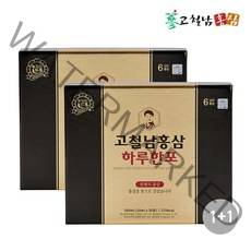 고철남홍삼 1+1 짜먹는 전체식 홍삼스틱 하루한포 10ml x 30포, 60포