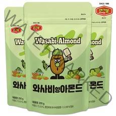 [머거본] 와사비향아몬드 200g 3봉