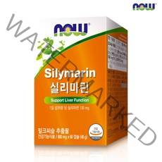 [나우푸드] 실리마린 60캡슐, 1박스