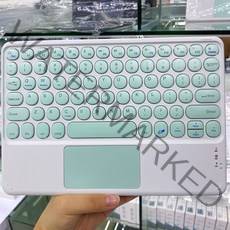 블루투스 노트북 태블릿 무선 키보드 EAOR 무선 블루투스 키보드 터치패드 포함 아이패드 샤오미 삼성 화웨이 태블릿 핸드폰 무선 키보드 안드로이드 ios용, 05 10 inch-Blue