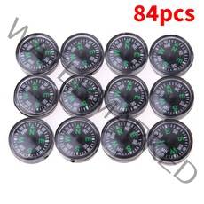 캠핑 하이킹에 대 한 12 개/대 20mm 미니 나침반 북쪽 탐색 생존 실용 Guider 핸드 헬드 포켓 컴파스, 07 84pcs