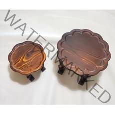 개다리소반 호족반 미니 원목 찻상 과일상 다과상, 1호(20cm)