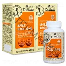 종근당 닥터굿스 비타민D 4000IU 츄어블, 90정, 2병
