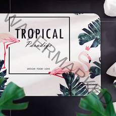 규조토 북유럽풍 발매트, 11.숲속패밀리 M 발매트