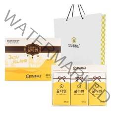 꿀타민 제주벌꿀 스틱 선물 6호 10p + 쇼핑백, 120g, 15개