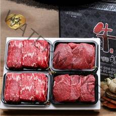 [청담한우] 1등급 정육선물세트 2kg(불불국산)[CD56], 단품