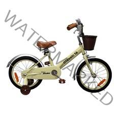 조코 클래식16 유아동 체인자전거, 크림색