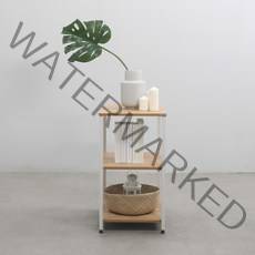 소프시스 위더스 멀티 2단선반 460, 화이트