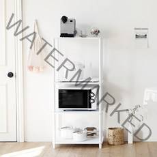 롬앤홈 스마트조립식 렌지대 4단, 화이트