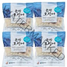 산지 당일발송 오바다 손질오징어, 1개, 소포장 (400g 2미) 2봉