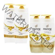 팬틴 극손상 케어 500ml 샴푸 2개 + 500ml 린스 2개, 1세트