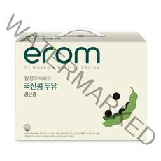 이롬 황성주 검은콩 두유, 190ml, 24개