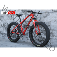 풀샥 MTB 자전거 고급 오프로드 두꺼운 타이어, 디자인 4_21단_24 인치