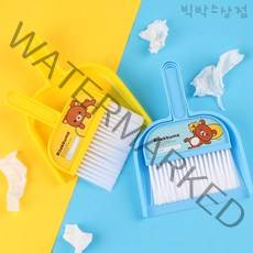 빅박스상점 리락쿠마 청소도구세트 1개 랜덤 어린이빗자루세트 미니빗자루 쓰레받기 청소습관 책상정리