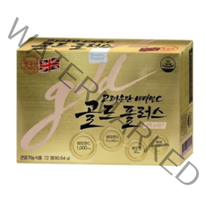 고려은단 비타민C 골드 플러스 + 쇼핑백, 72정, 12개