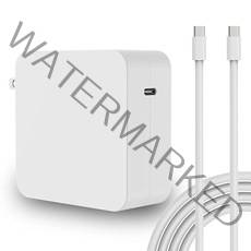 제네릭(Generic 제너릭) 87W USB C 충전기는 맥북 프로 13인치 15 16 2021 2020 2019 2018에 적합하며 맥 부커 에어 13인치에 맞습니다. 아이패드