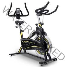OneTwoFit 마그네틱 스핀바이크 무소음 스피닝자전거 헬스사이클 실내자전거 16KG 플라이휠, 블랙&옐로우