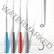 막대형 낚시 바늘빼기 훅 리무버 바늘 제거 물고기 포셉집게, 블랙