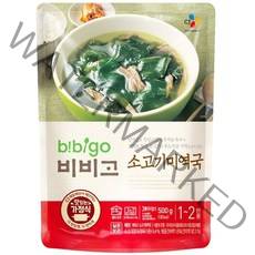 CJ 비비고 소고기미역국 500g x 6팩, 상세페이지 참조