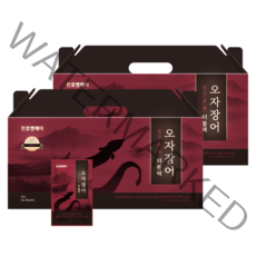 천호엔케어 장어즙 장어진액 오자장어 더블랙 2개월분, 70ml x30포 x2박스 총60포