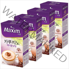 맥심 맥심카페 카푸치노 헤이즐넛 10T, 10개입, 40개