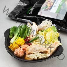 앙트레쿠킹박스 얼큰 복만두 전골, 542g, 1개