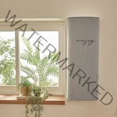 린넨룩 창문형 에어컨커버 엔조이 2colors 파세코형/삼성형, 오트밀/파세코형