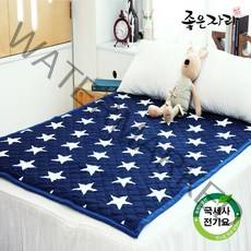 전자파없는 EMF 면혼방 물세탁 안심 전기요 캠핑용 야외용 극세사 전기장판 1인용 2인용, 21.극세사 네이비스타, 1.대형