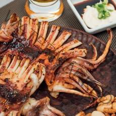 동해안 반건조 피데기 오징어 10미 안주 버터구이, 750g 내외 소 10미