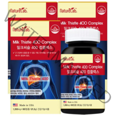 네이처랩 밀크씨슬 실리마린 400 비타민B군 함유 건강한 간 영양제 3개월분, 3박스, 1350mgx90정