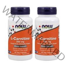 나우푸드 L-카르니틴 250mg 60정 2병 L-Carnitine, 1세트