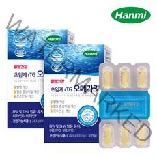 한미 초임계 알티지 rTG 오메가3 30캡슐(1개월분), 30캡슐, 2개