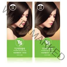 TS 착한염색 120g, 6호 진한갈색, 2개