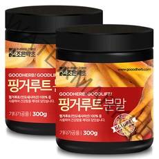 굿허브 프리미엄 핑거루트분말, 300g, 2개