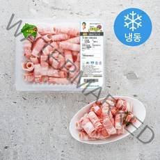 포크밸리 한돈 대패 삼겹살 구이용 (냉동), 500g, 1팩