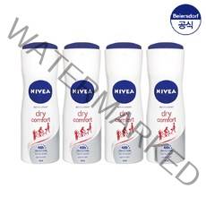 니베아 데오드란트 스프레이 드라이콤포트 60ml X 4개, 단품없음