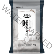 대구농산 2022년산 햅쌀 더담은 고시히카리 백미, 4kg(특등급), 1개