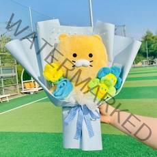당일발송 춘식이 인형꽃다발 생일선물 스마일꽃다발, 춘식이블루, 선택없음