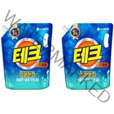 테크 실내건조 리필 2L 드럼 x2개, 단품