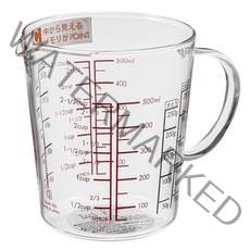 하리오 내열유리 손잡이 계량컵 500ml, 1개