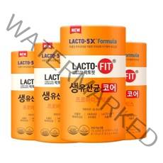 종근당건강 락토핏 생유산균 코어 4통 프로바이오틱스, 60포