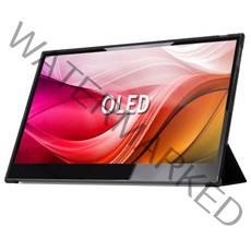 한성컴퓨터 39.5cm OLED 4K DEX 포터블 배터리 멀티터치 모니터, TFX156T