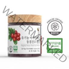 자연해답 유기농 아사이베리 동결건조 분말 100%, 3병(300g) - 10%추가할인
