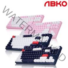 앱코 HACKER K611 V2 클릭 텐키리스 카일광축 축교환 게이밍 기계식키보드, 핑크